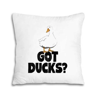Got Ducks Funny Water Ducklings Gifts Pillow | Mazezy