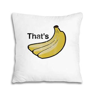 Graphic Vintage Banana That's Bananas Pillow | Mazezy