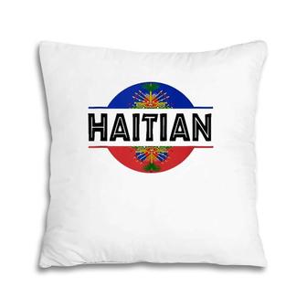 Haitian Flag Haiti Coat Of Arm Haiti Day Pride Pillow | Mazezy DE