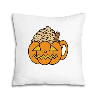 Halloween Pumpkin Spice Pillow | Mazezy