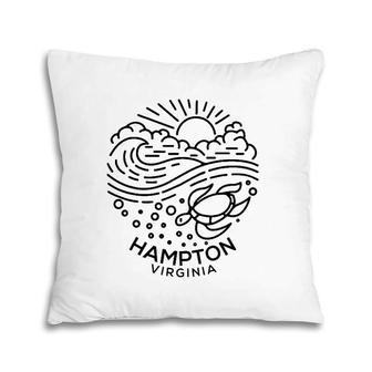 Hampton Va Virginia State Gift Pillow | Mazezy