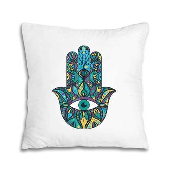 Hamsa Hand Meditation Yoga Hand Of Fatima Men Women Tank Top Pillow | Mazezy
