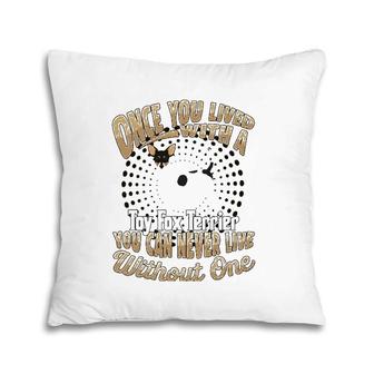 Happy Toy Fox Terrier Dog Parent Pillow | Mazezy