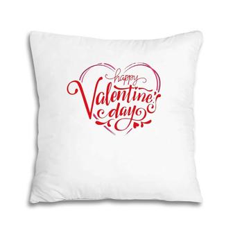 Happy Valentine's Day Heart Shaped Greeting Costume Pillow | Mazezy UK