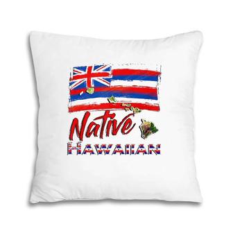 Hawaiian Islands Hawaii Flag Native Hawaiian Pillow | Mazezy