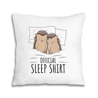 Hedgehog Official Sleep Cute Hedgehog Pillow | Mazezy