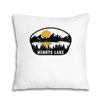 Henrys Lake Idaho, Id Vacation Souvenir Pillow | Mazezy
