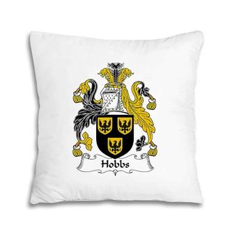 Hobbs Coat Of Arms - Family Crest Pillow | Mazezy