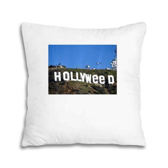 Hollyweed Los Angeles California Pillow | Mazezy