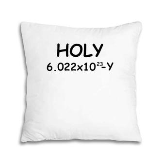 Holy Moley Avogadro Funny Science Major Gift For Teacher Pillow | Mazezy