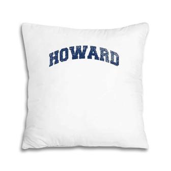 Howard Varsity Style Vintage Grey Pillow | Mazezy CA