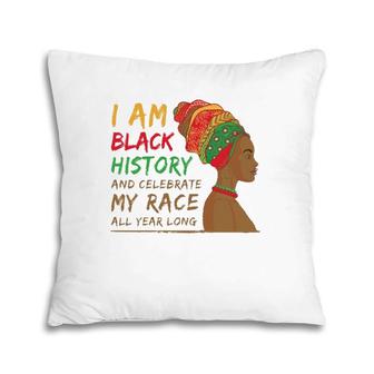 I Am Black History Month Afro Woman Pillow | Mazezy
