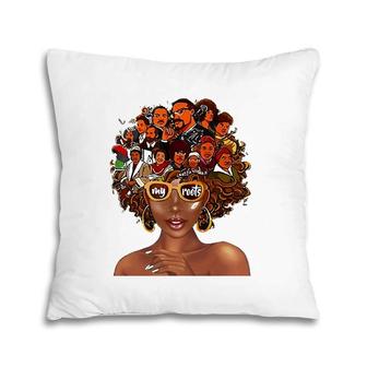 I Love My Roots Back Powerful History Month Pride Dna Pillow | Mazezy