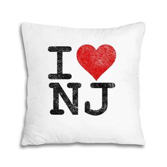 I Love New Jersey I Heart Nj Pillow | Mazezy