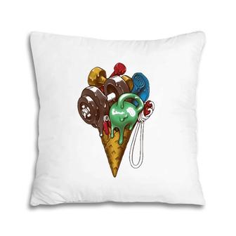 Ice Cream Gym Workout Pillow | Mazezy