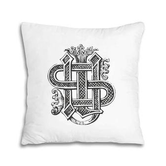 Ihs Christogram Jesus Symbol Catholic Traditional Latin Mass Pillow | Mazezy DE