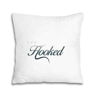 I'm Hooked Fishing Tee For Fishermen Pillow | Mazezy