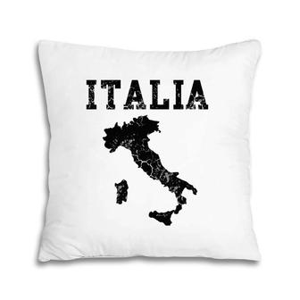 Italia Italy Map Italian Italiano Pillow | Mazezy