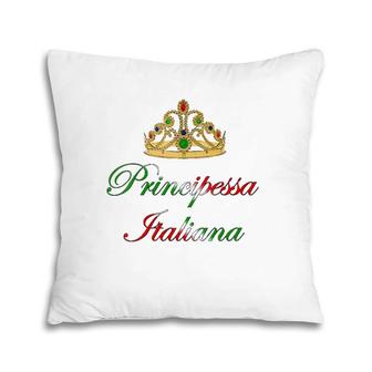 Italian Princess V-Neck Vintage Pillow | Mazezy