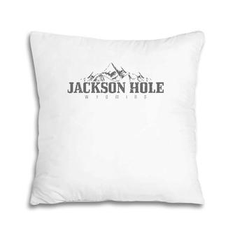 Jackson Hole Wyoming Mountains Pride Gift Pillow | Mazezy