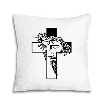 Jesus Cross Christian Religious Belief God Lovers Gift Pillow | Mazezy UK
