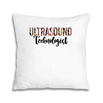 Jrrv Funny Leopard Ultrasound Technologist Tech Hospital Pillow | Mazezy