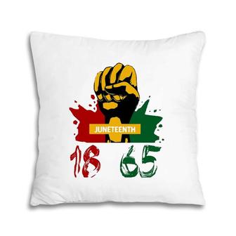 Juneteenth 18 65 African American Power Pillow | Mazezy