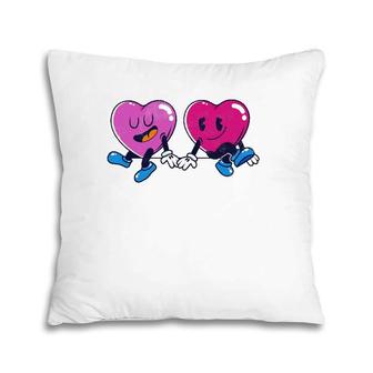 Kawaii Conversation Hearts Valentine's Day Pillow | Mazezy UK