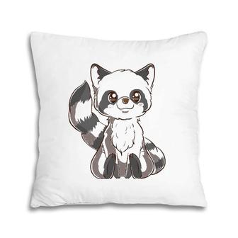 Kawaii Raccoon Cute Trash Panda Animal Garbage Pillow | Mazezy