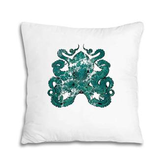 Kraken Sea Monster Ocean Animal Gift Octopus Pillow | Mazezy