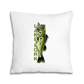 Lake Fork Largemouth Bass Fishing For Texas Fishermen Pillow | Mazezy