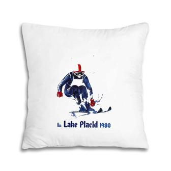 Lake Placid Olympics 1980 Ver2 Pillow | Mazezy