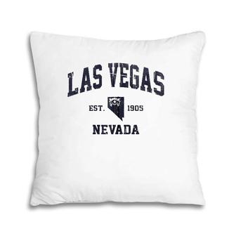Las Vegas Nevada Nv Usa Vintage State Athletic Style Gift Zip Pillow