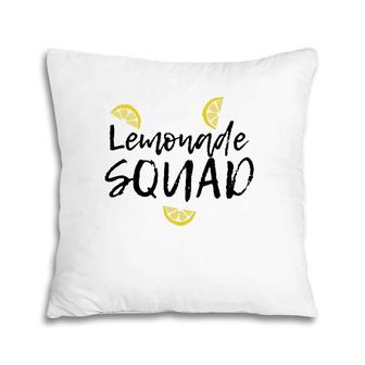 Lemonade Squad Summer Beach Mix Drink Lovers Pillow | Mazezy