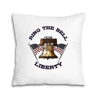Liberty Bell Pennsylvania Philadelphia Philly 1776 Ver2 Pillow | Mazezy
