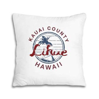Lihue Hawaii Kauai Hawaiian Gift Pillow | Mazezy