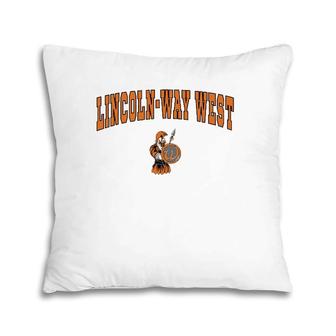 Lincoln-Way West High School Warriors C2 Ver2 Pillow | Mazezy