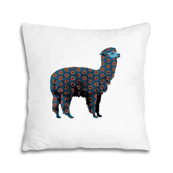 Llama Taboot Taboot Donut Concert Lot Tee Pillow | Mazezy