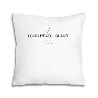 Long Beach Island New Jersey Shore Graphic Pillow | Mazezy