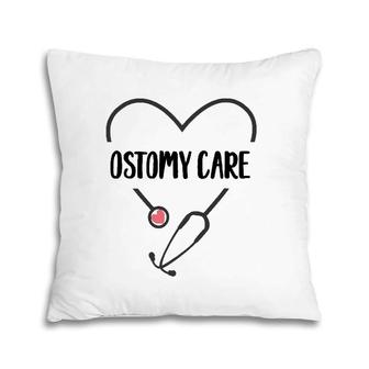 Love Nurse Heart Ostomy Care Wocn Certified Nurse Pillow | Mazezy