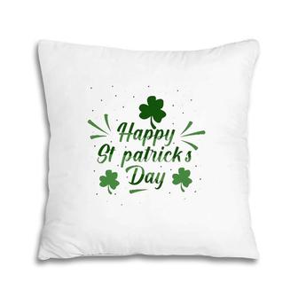 Lucky Shamrock Gift St Patrick's Day Pillow | Mazezy