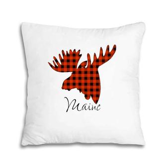 Maine Moose State State Of Maine Pillow | Mazezy
