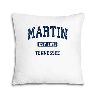 Martin Tennessee Tn Vintage Athletic Sports Design Pillow | Mazezy