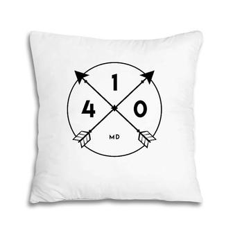 Maryland Area Code 410 State Pride Souvenir Gift Pillow | Mazezy