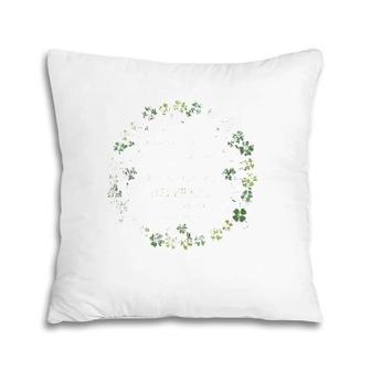 May Your Troubles Be Less Irish Blessing Vintage Distressed Pillow | Mazezy