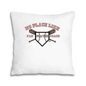 Mdfl Designs No Place Like Home Baseball Pillow | Mazezy