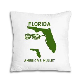 Mens Florida America's Mullet Funny Florida Pillow | Mazezy