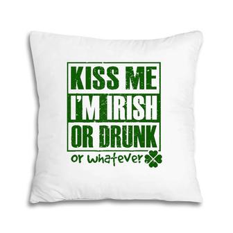 Mens Kiss Me I'm Irish Funny St Patrick's Day Gifts For Men Pillow | Mazezy AU