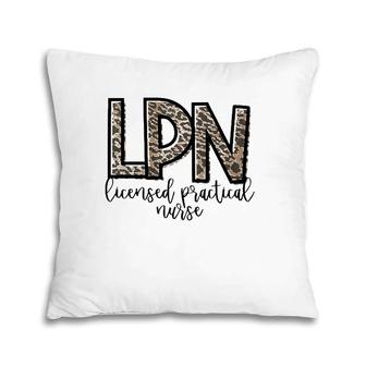 Mens Lpn Licensed Practical Nurse Cute Nurse Pillow | Mazezy