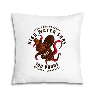 Mens Surfing Surfwear - 100 Proof - Mens Surfer - High Water Surf Pillow | Mazezy